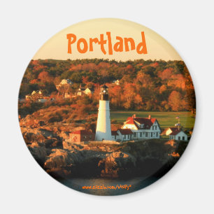Portland Maine Lighthouse photography magnet