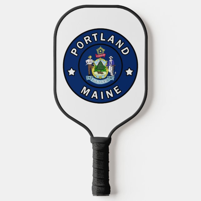 Portland Maine Pickleball Paddle (Front)