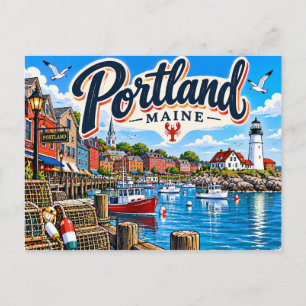 Portland Maine Postcard