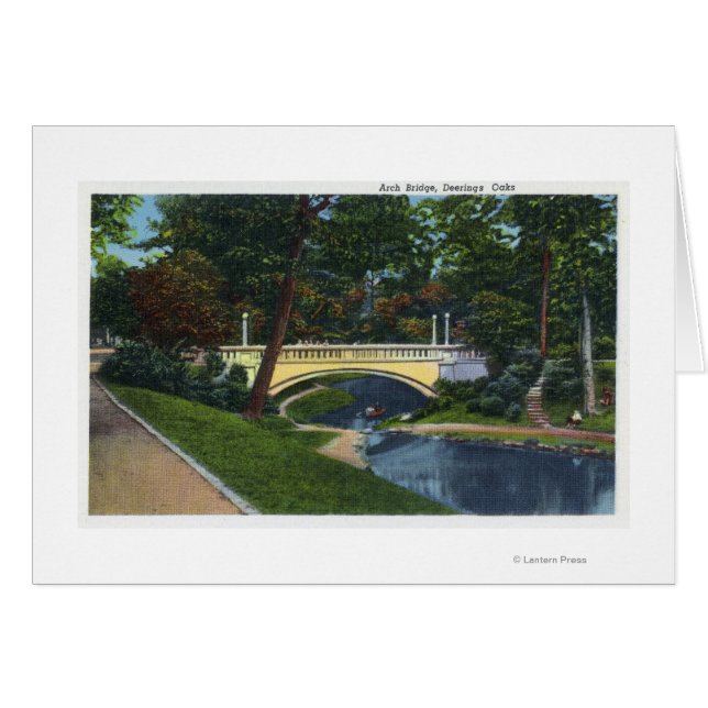 Portland, MaineDeering Oaks Arch Bridge View (Front Horizontal)