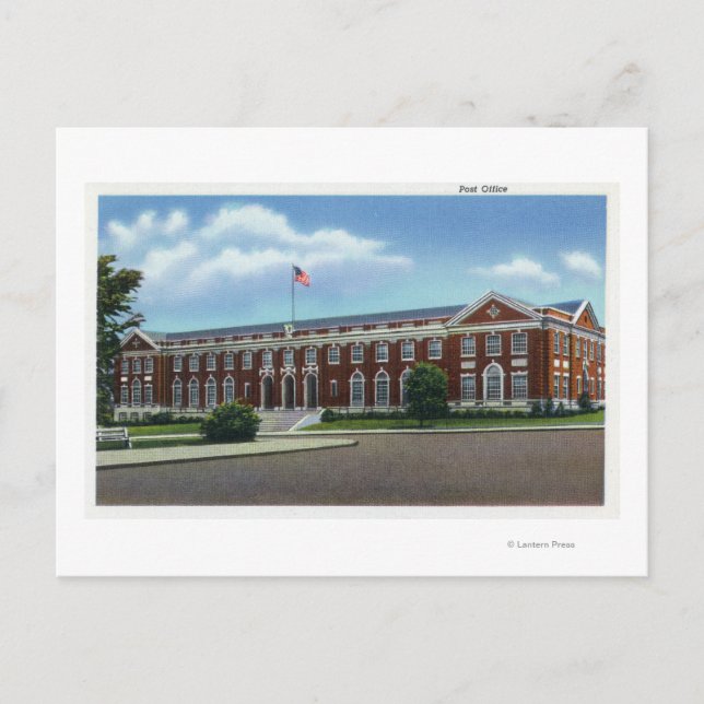 Portland, MaineExterior View of the Post Postcard (Front)