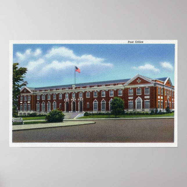 Portland, MaineExterior View of the Post Poster (Front)