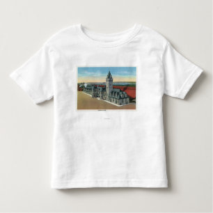 Portland, MaineExterior View of Union Station Toddler T-Shirt