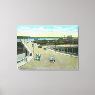 Portland, MaineView of the Longfellow Monument Canvas Print