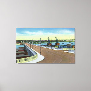 Portland, MaineView of the Portland Bridge Canvas Print