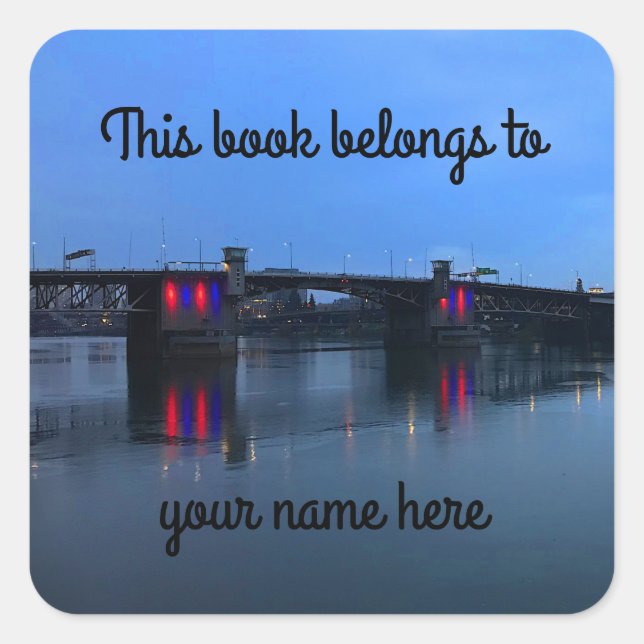 Portland Morrison Bridge #1 Sticker  (Front)