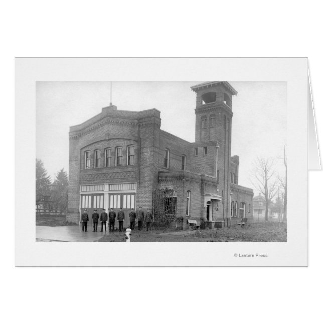 Portland, OR Fire Station View and Tower (Front Horizontal)