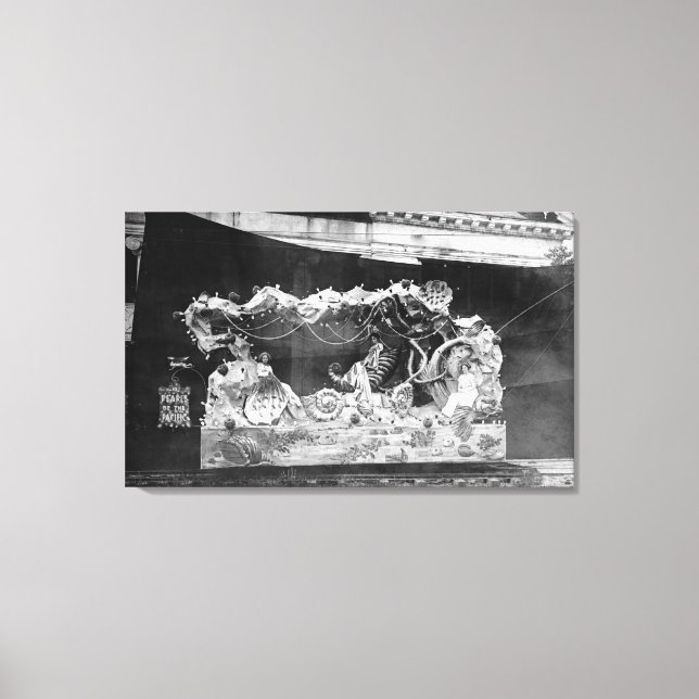 Portland, OR Parade Float Pearls of the Pacific Canvas Print (Front)