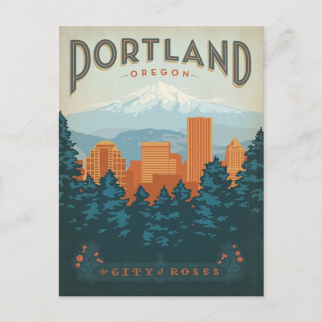 Portland, OR Postcard (Front)
