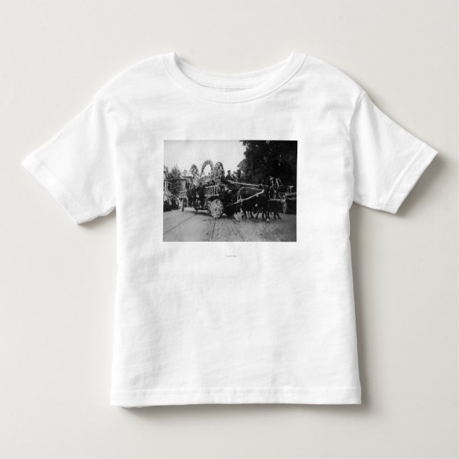 Portland, OR Rose Festival Parade Horses Toddler T-Shirt (Front)