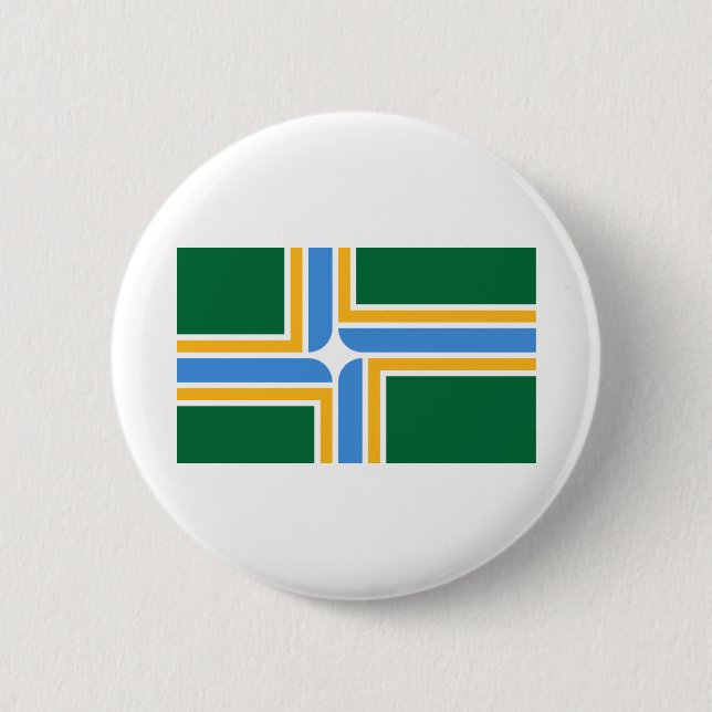 Portland Oregon 6 Cm Round Badge (Front)