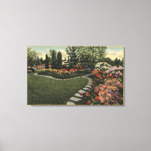 Portland, Oregon - Azaleas & Rhododendrons Canvas Print