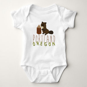 Portland Oregon Baby Bodysuit