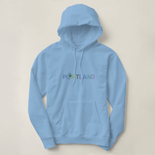 Portland Oregon Bike Womens Hoodie Sweatshirt