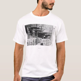 Portland, Oregon City View of 6th Avenue T-Shirt