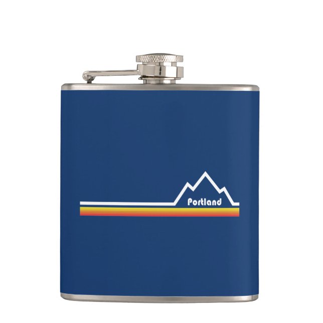 Portland, Oregon Hip Flask (Front)