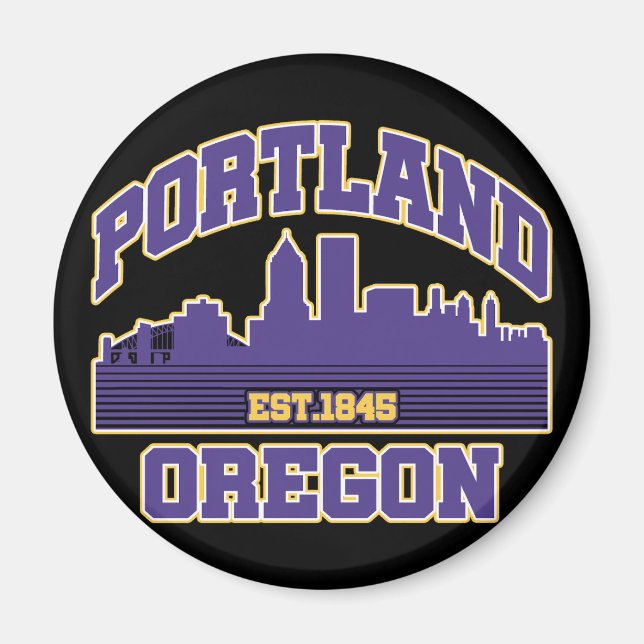 Portland,Oregon Magnet (Front)