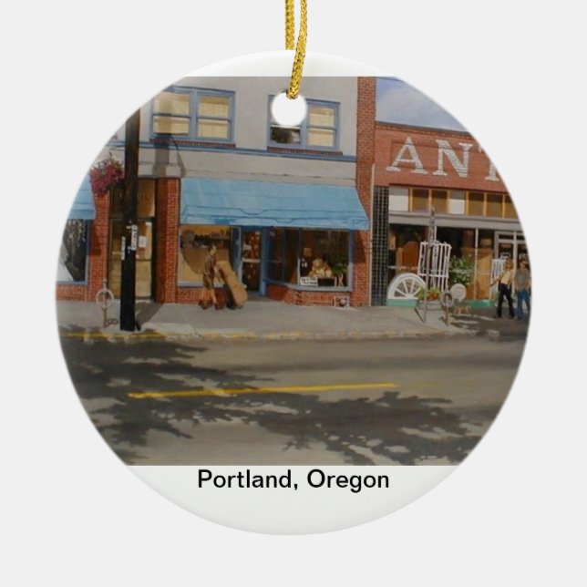 Portland Oregon ornament (Front)