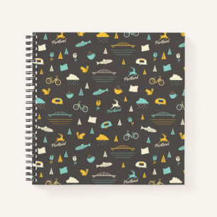 Portland, Oregon Pattern Notebook
