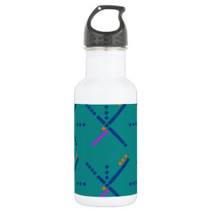 Portland Oregon PDX Airport Carpet 532 Ml Water Bottle