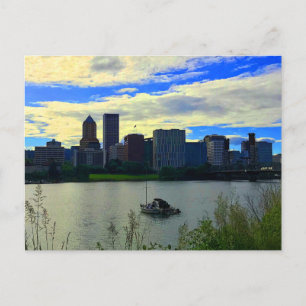 Portland, Oregon Skyline #1 Postcard 