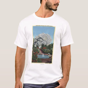 Portland, Oregon - Spanish Pool and Ghost Tree T-Shirt