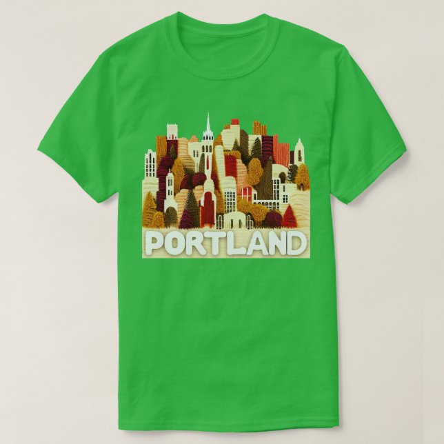 Portland Oregon T-Shirt (Design Front)