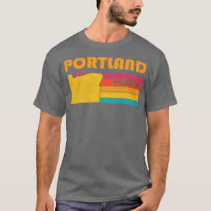Portland Oregon Vintage Distressed Souvenir T-Shirt