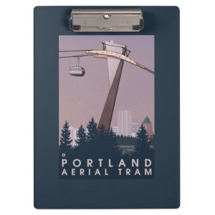 Portland, OregonAerial Tram Scene Clipboard