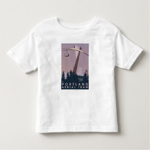 Portland, OregonAerial Tram Scene Toddler T-Shirt