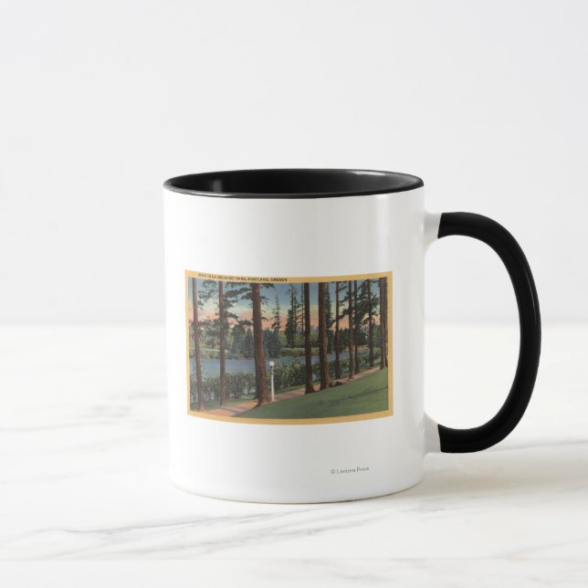 Portland, ORScene in Laurelhurst Park Mug (Right)
