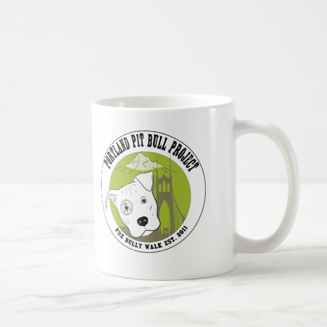 Portland Pit Bull Project Fun Products Coffee Mug (Right)