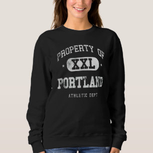 Portland Property Xxl Sport College Athletic Funny Sweatshirt