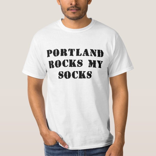 Portland Rocks My Socks Tee (Front)
