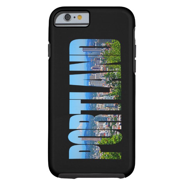 Portland Skyline iPhone 6 case (Back)