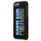 Portland Skyline iPhone 6 case (Back Left)