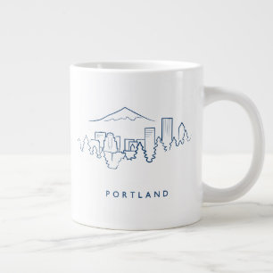 Portland Skyline Large Coffee Mug