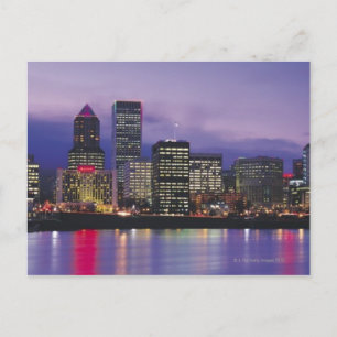 Portland Skyline Postcard