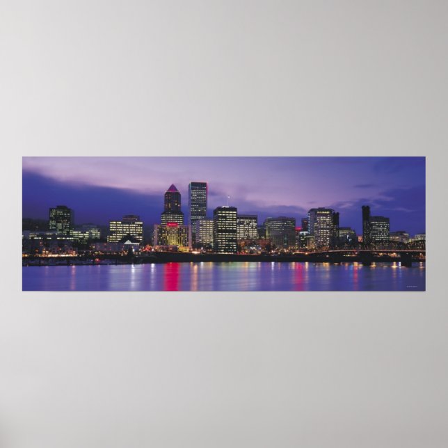 Portland Skyline Poster (Front)