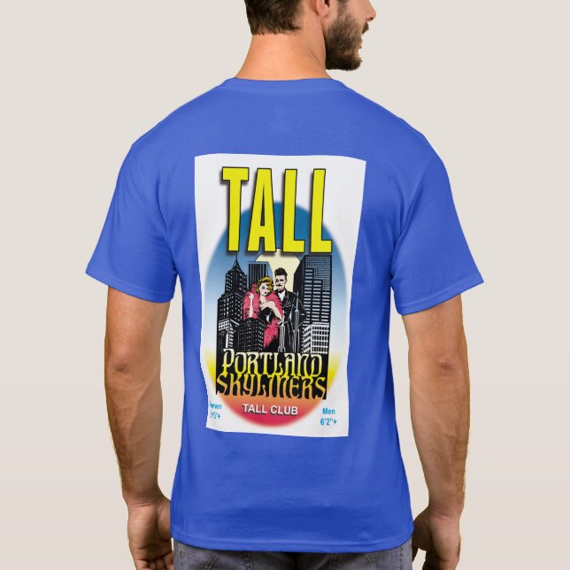 Portland Skyliners Tee (order any blue!) (Back)