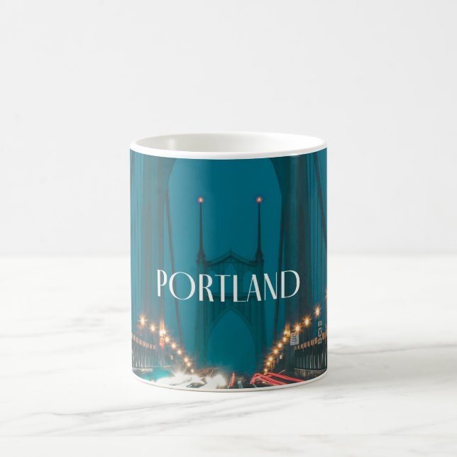 Portland St.John's Bridge Mug  (Center)