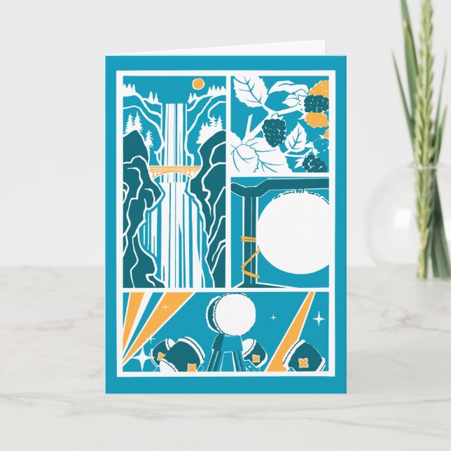 Portland Taiko Folded Card (Front)