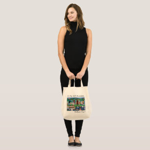 Portland~ The City of Roses Tote Bag