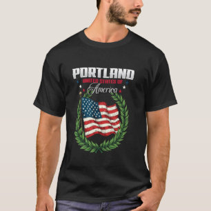 Portland United States of America Flag T-Shirt