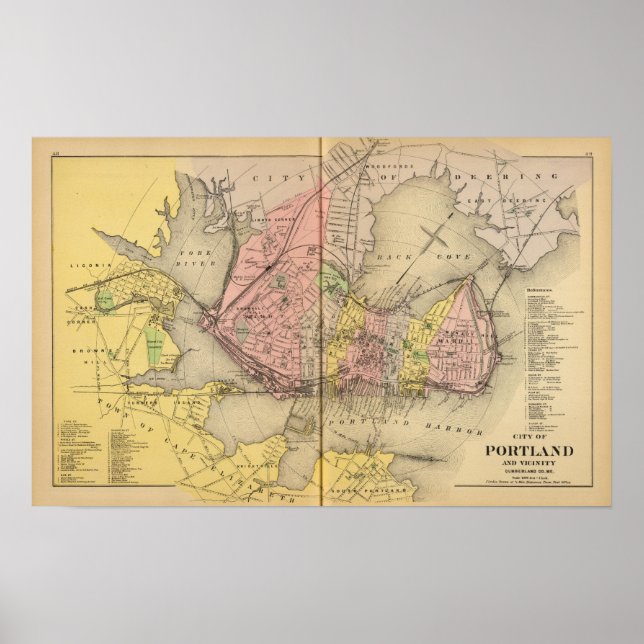 Portland & vicinity, Me Poster (Front)