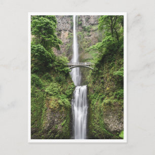 Portland Waterfall Oregon Columbia River Gorge Postcard