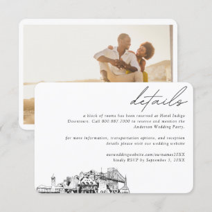 Portland Wedding Hotel Room Block Details Enclosure Card