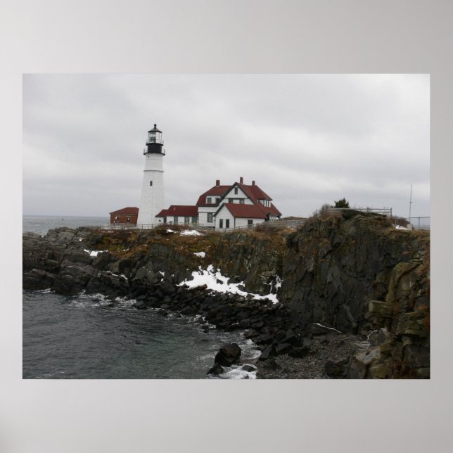 Portlandhead Lighthouse-Poster Poster (Front)