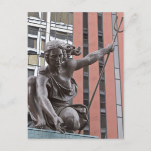 Portlandia statue, Portland, Oregon Postcard