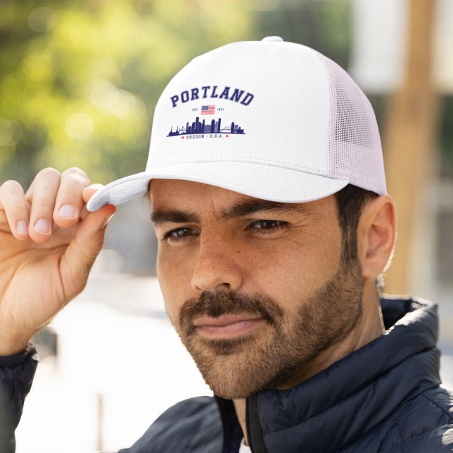 Portland's Urban Silhouette Trucker Hat (Creator Uploaded)